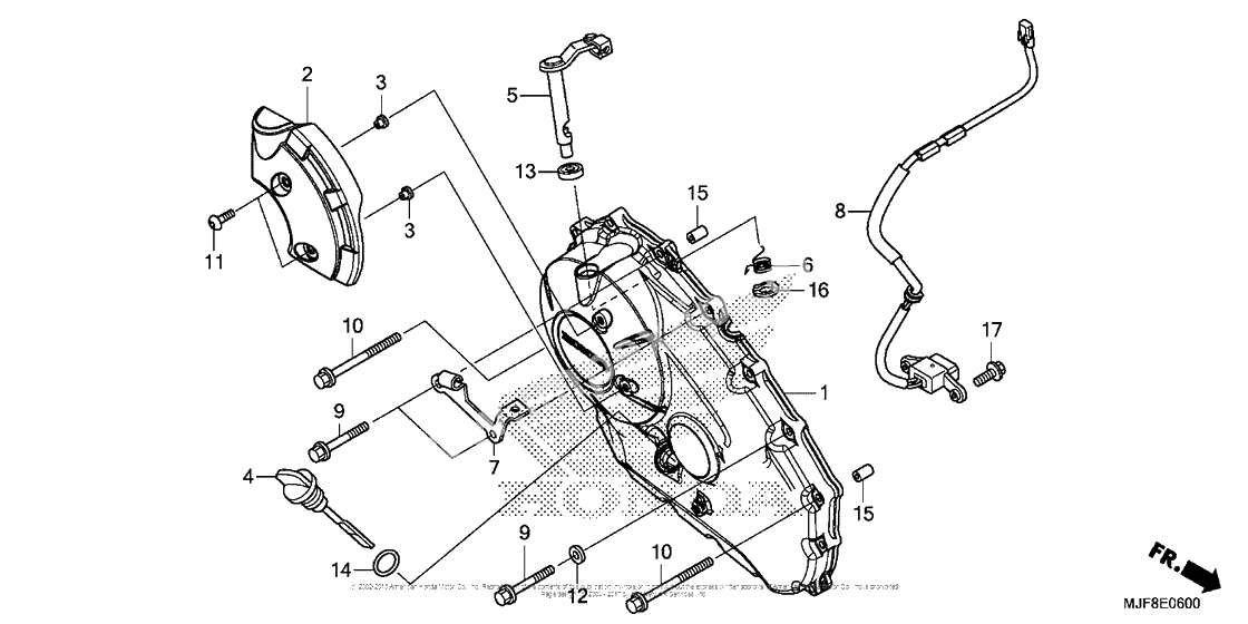 Right Crankcase Cover (Ctx700N/na)