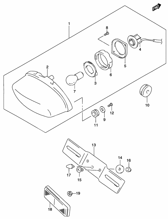 Rear combination lamp