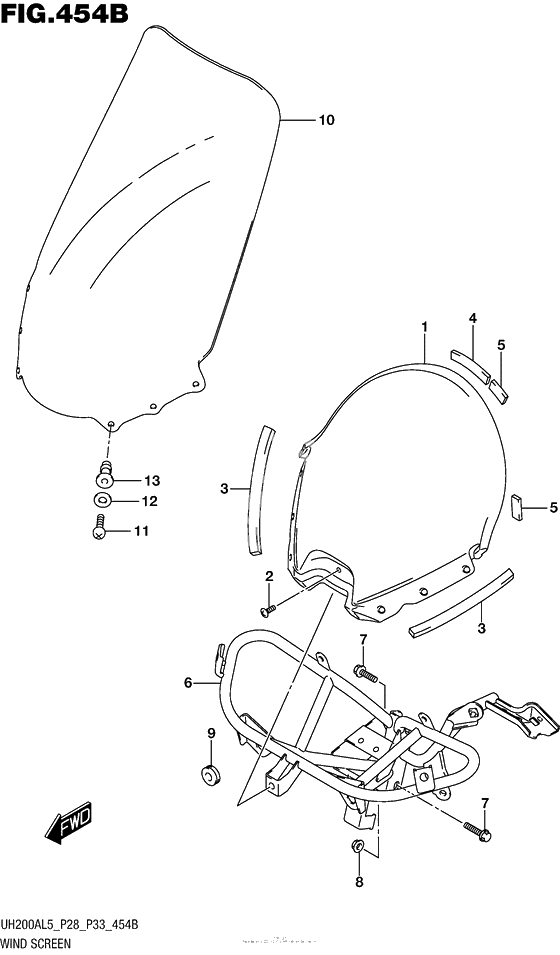 Wind Screen (Uh200Al5 P33)