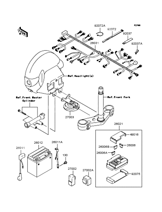 Chassis electrical equipment