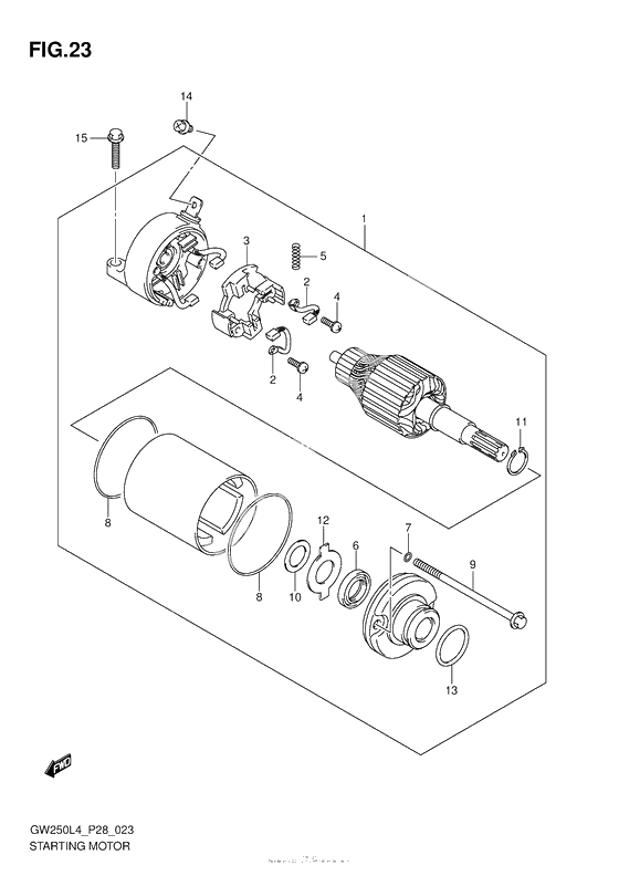 Стартер электрический