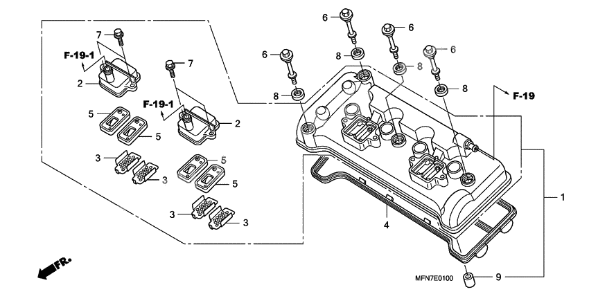 Cylinder head cover