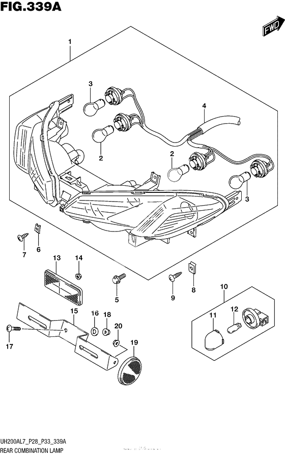 Задний фонарь (Стоп-сигнал)