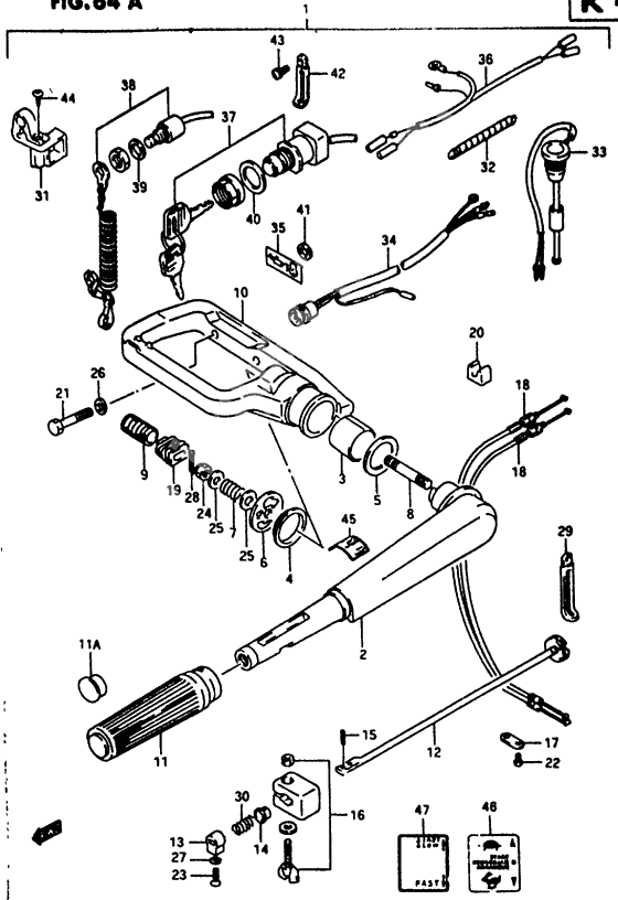 Tiller handle