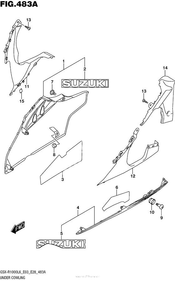 Нижний обтекатель