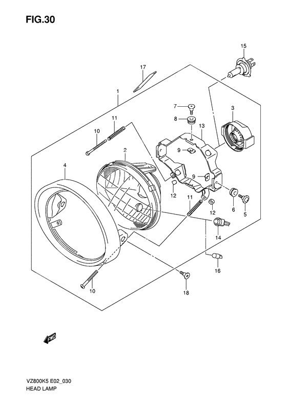 Headlamp assy