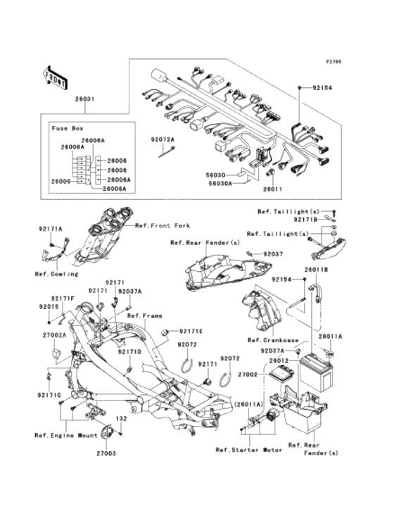 Chassis electrical equipment