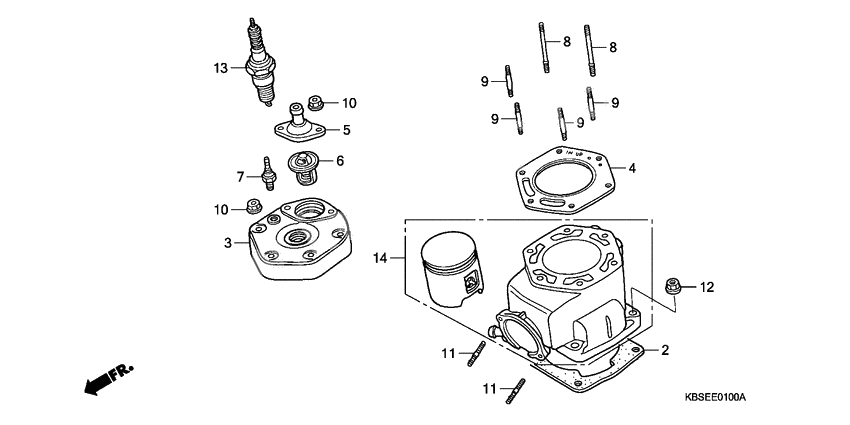 Cylinder/cylinder head