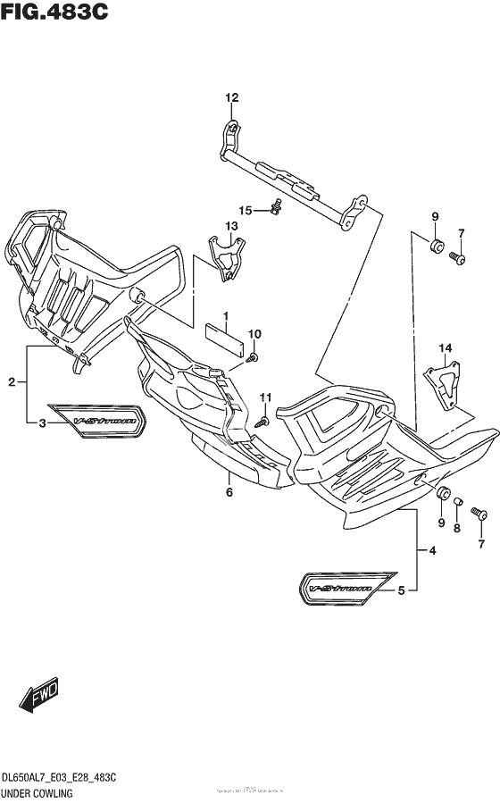 Under Cowling (Dl650Xal7 E33)