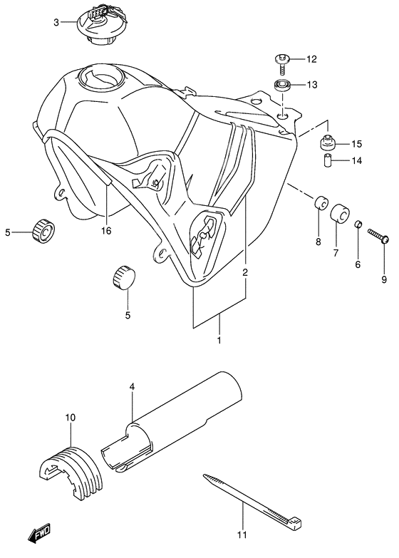 Tank fuel              

                  Model y