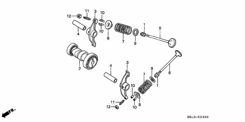 Camshaft/valve
