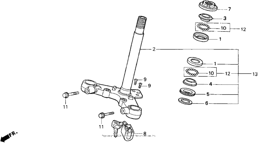 Steering stem
