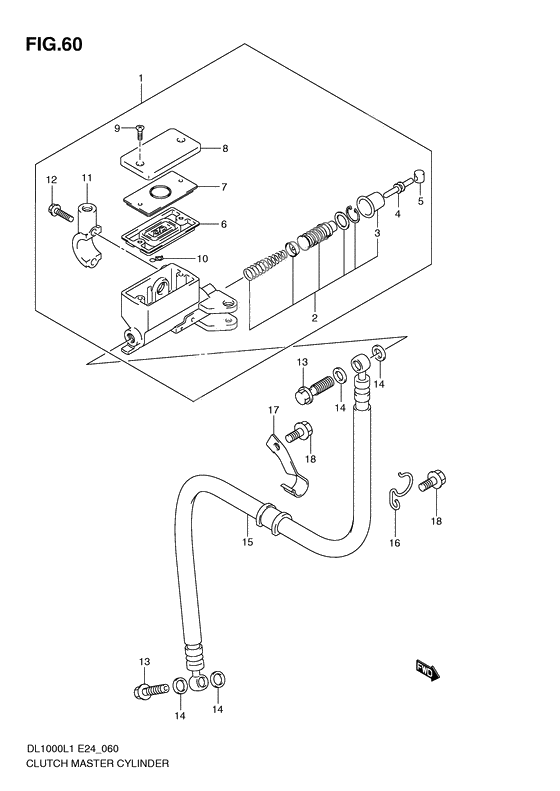 Clutch master cylinder