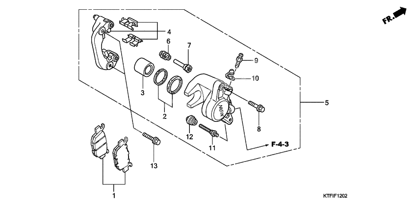 Rear brake caliper              

                  SH1259/1509