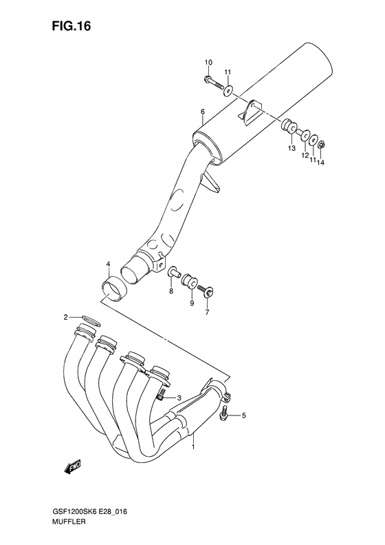 Muffler comp