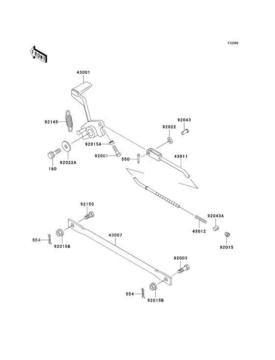Педаль тормоза