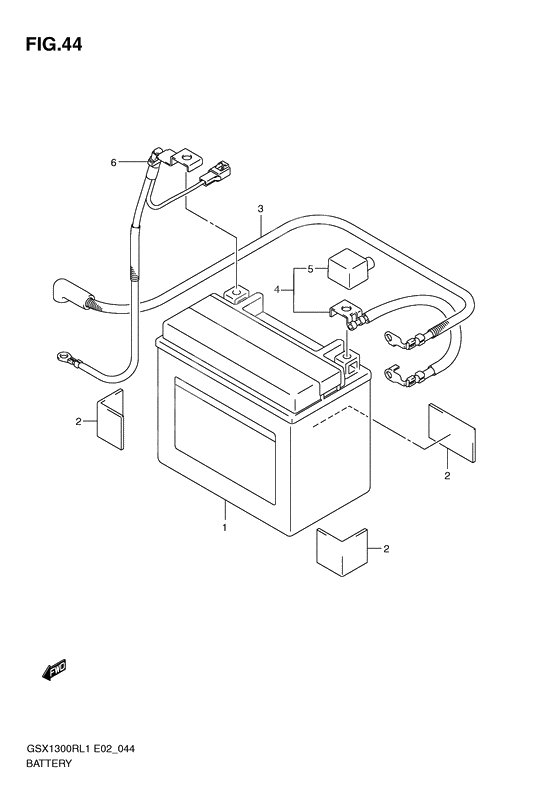 Battery              

                  Gsx1300rl1 e14