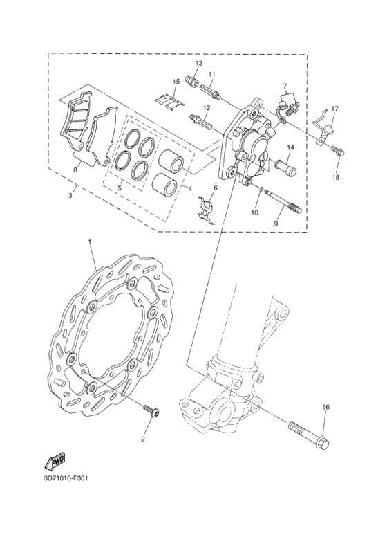 Front Brake Calliper