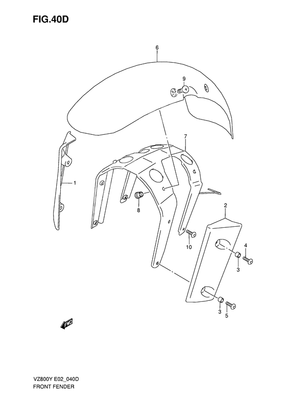 Front fender              

                  Model k1/k2/k3