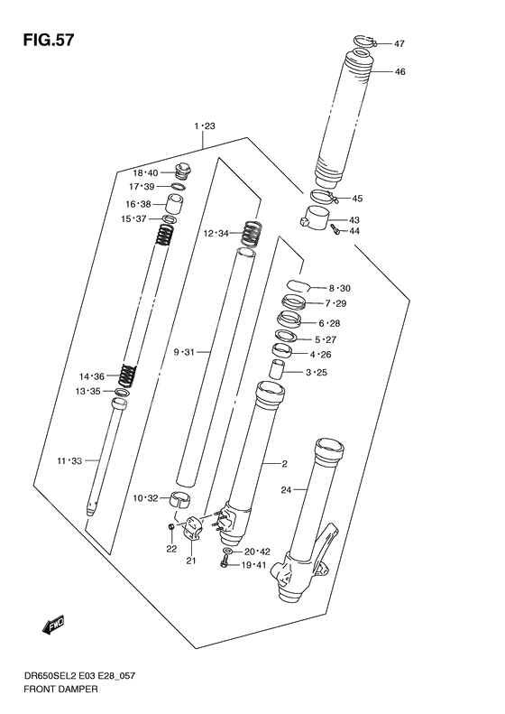 Front damper