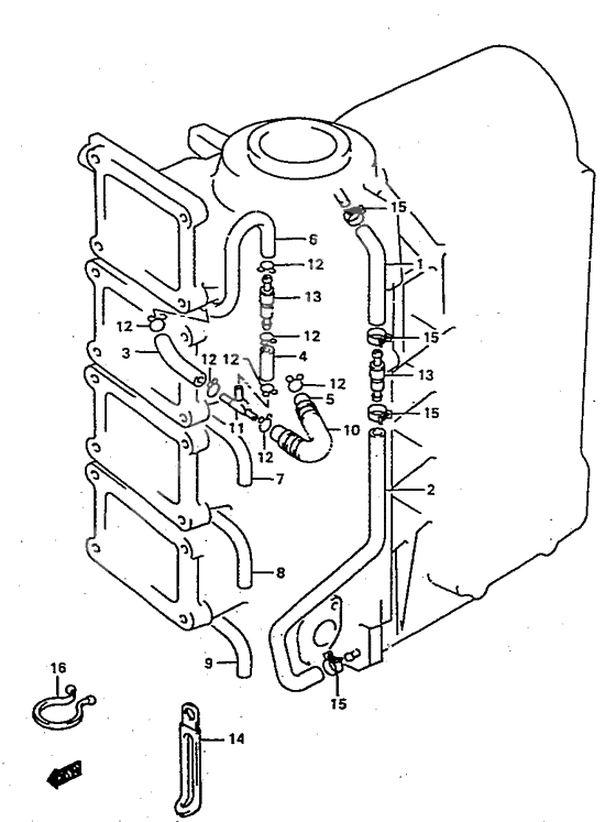 Lubrication hose