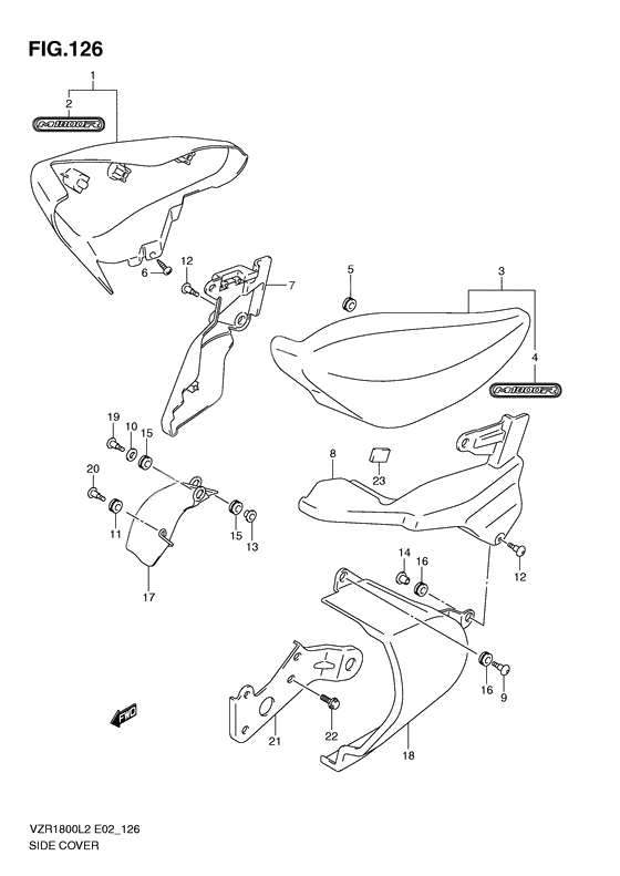 Side cover              

                  Vzr1800l2 e19