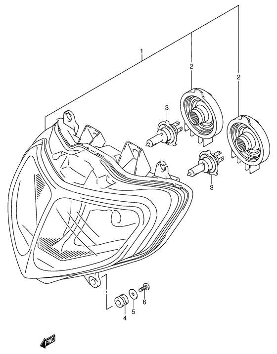 Headlamp              

                  Model k2/k3 e24