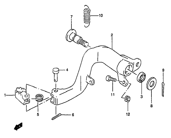 Front brake caliper