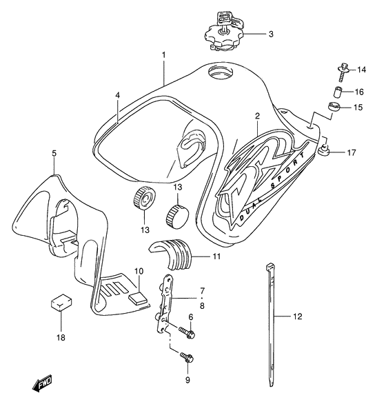 Tank fuel              

                  Model k1