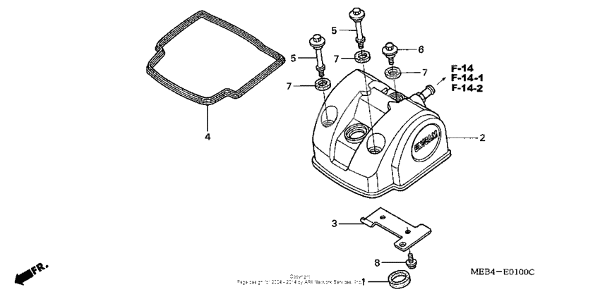 Cylinder head cover