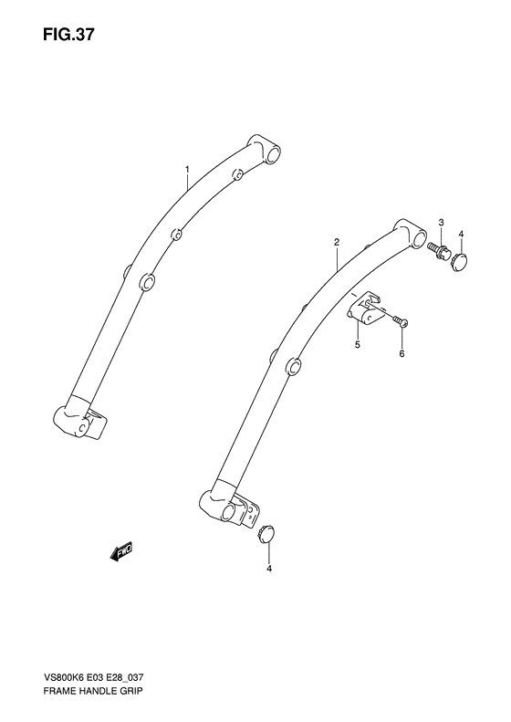 Frame handle grip