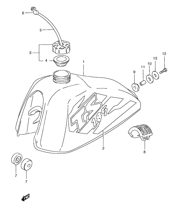 Tank fuel              

                  Ts185erw/erx