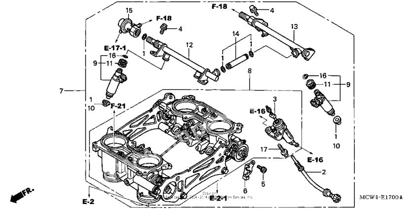 Throttle body (assy.)