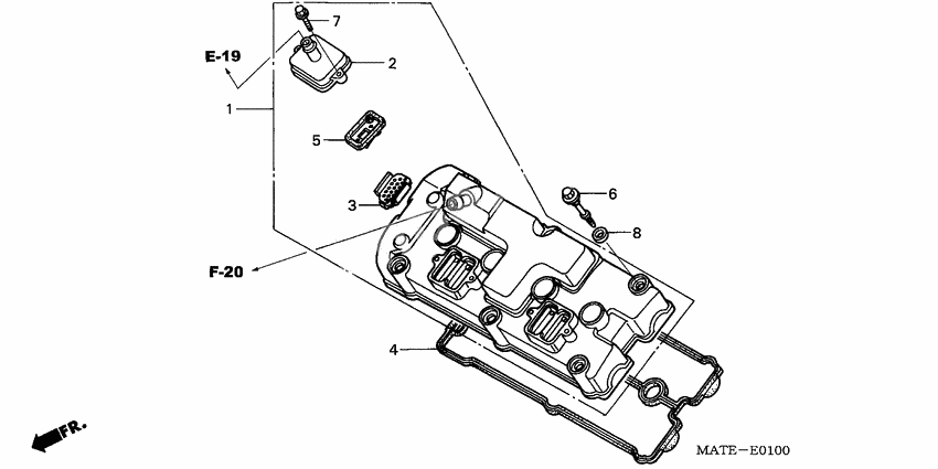 Cylinder head cover