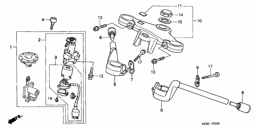 Handle pipe/top bridge