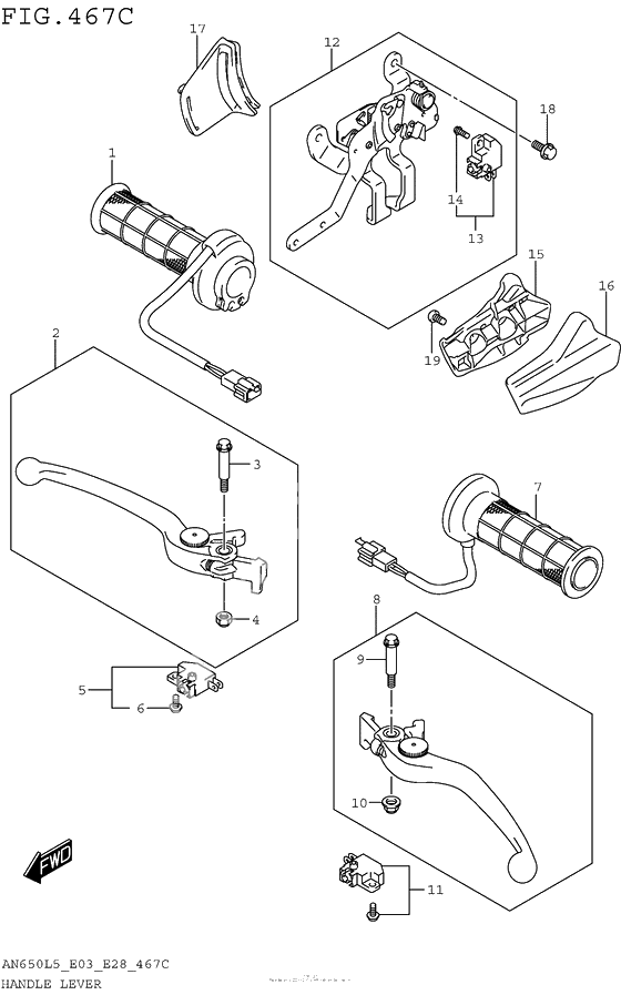 Ручки руля (An650Zl5 E28)