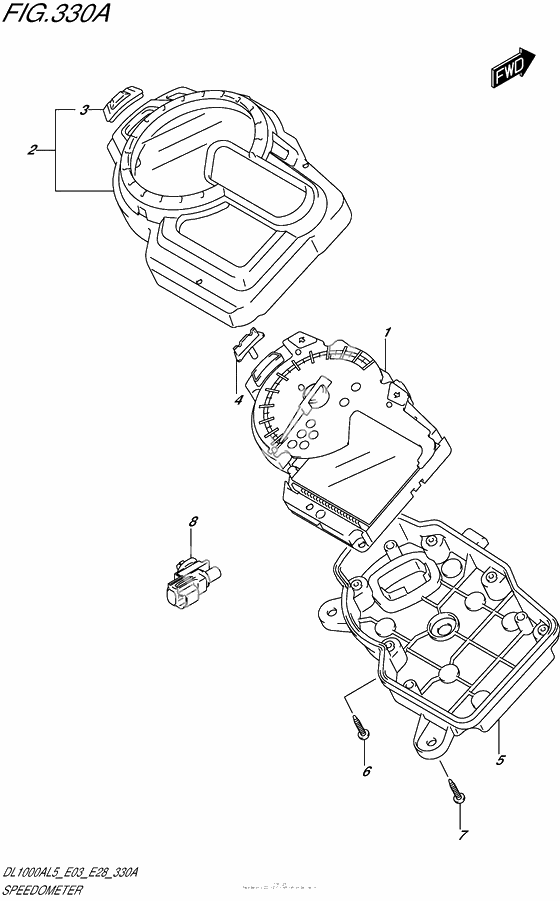 Speedometer (Dl1000Al5 E03)