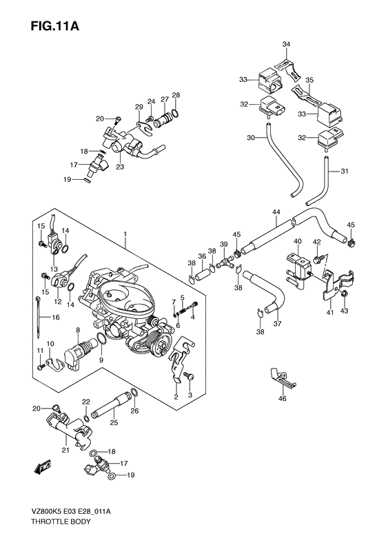 Throttle body              

                  Model k9