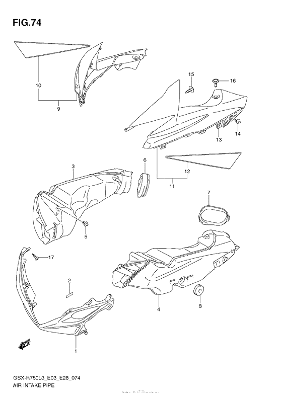 Air Intake Pipe (Aa3)