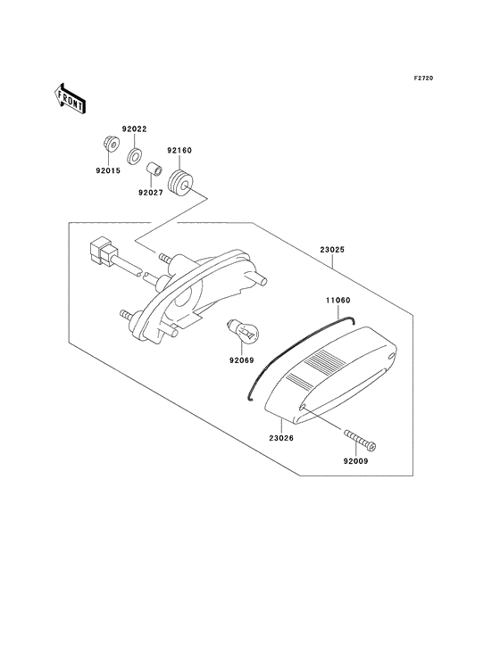 Taillight unit ass`y