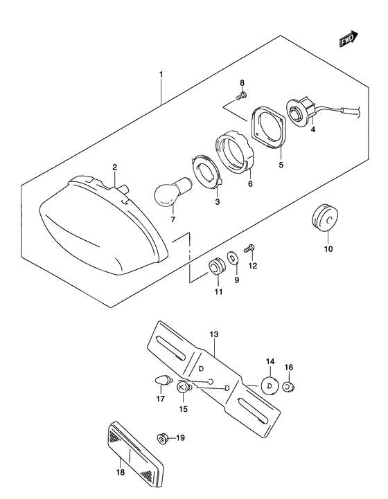 Rear combination lamp