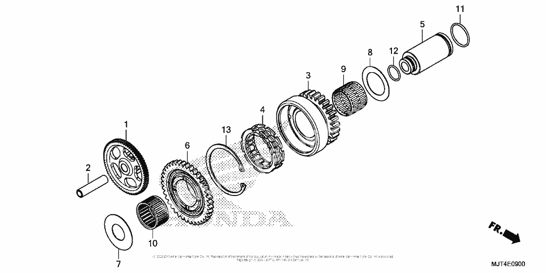 Привод стартера