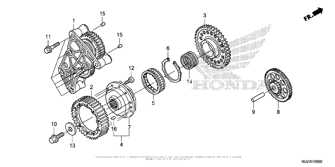 Привод стартера