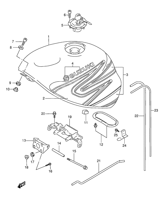 Tank fuel              

                  Model y for bp6
