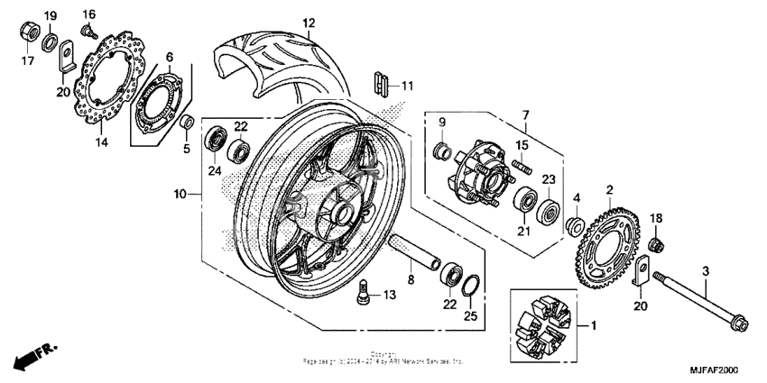 Rear wheel