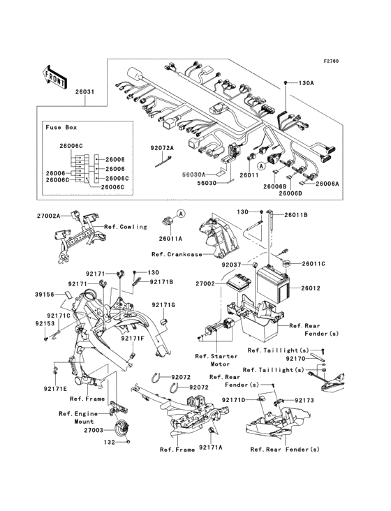 Chassis electrical equipment