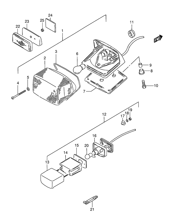 Rear combination lamp