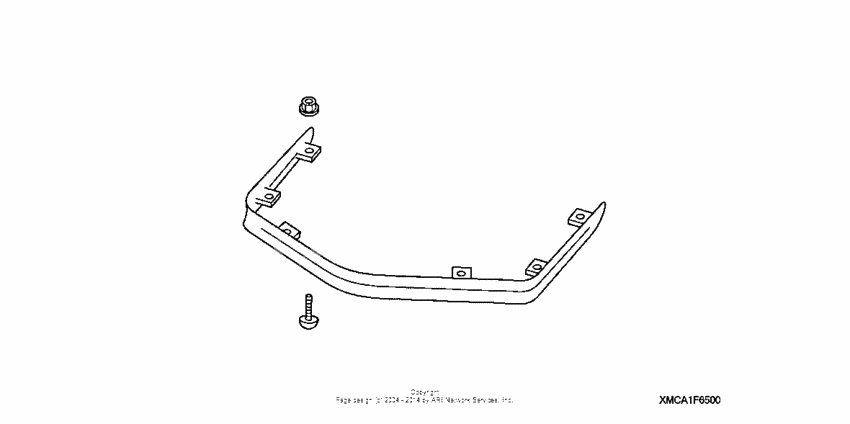 Trunk spoiler (lower)