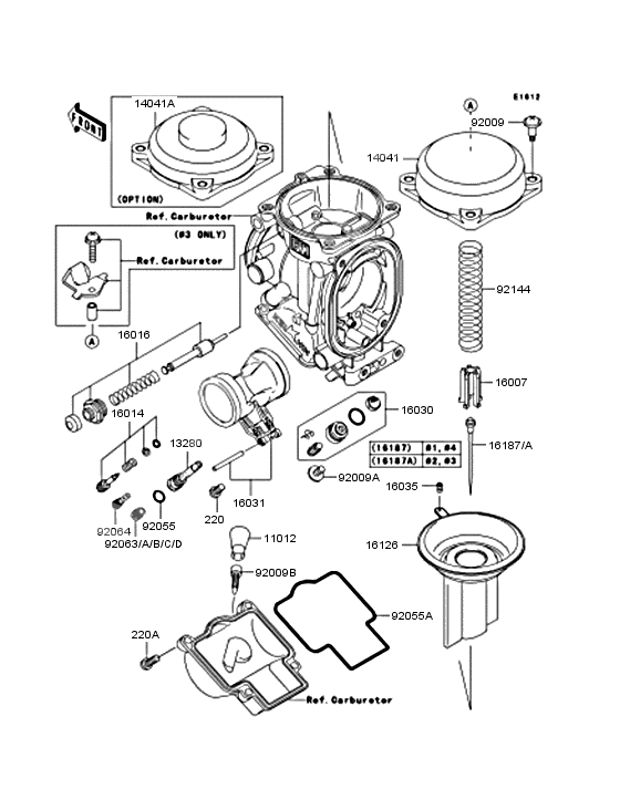 Carburetor parts