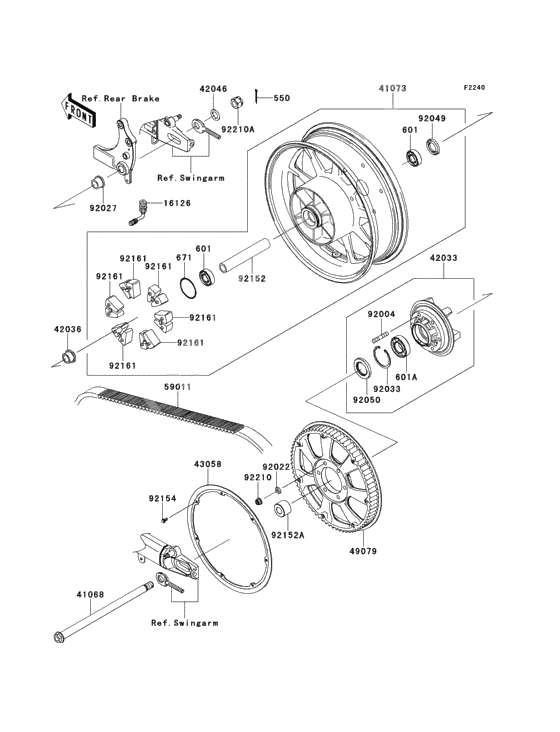 Rear hub